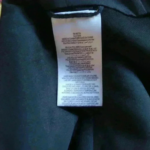 BCBG "Barrett" women's cold shoulder jumpsuit in black white size S small - Picture 7 of 12